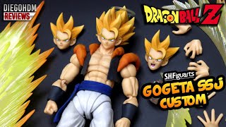 GOGETA SSJ SH Figuarts CUSTOM Dragon Ball Z Review BR / DiegoHDM