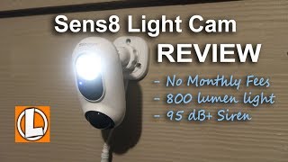 Sens8 Light Cam Review - Unboxing, Features, Setup, Installation, Day & Night Footage screenshot 1
