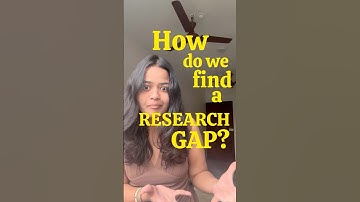 How to find RESEARCH GAP? #research #researchtips #psychology #dissertation #statisticsinpsychology