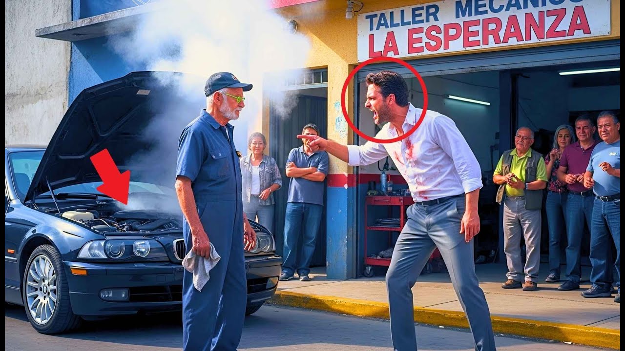El ingeniero humilló al mecánico anciano — hasta que el motor explotó en sus manos