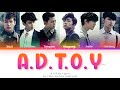 2PM (투피엠) A.D.T.O.Y (All Day Thinking of You) (하.니.뿐.) Color Coded Lyrics (Han/Rom/Eng)