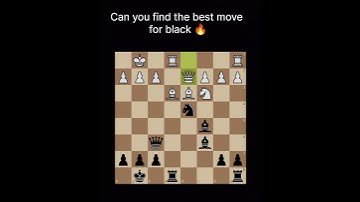 black to move 🔥☠️ #chess #chessgames #tactics #chessproblems #chesstactics #chesspuzzles #checkmate