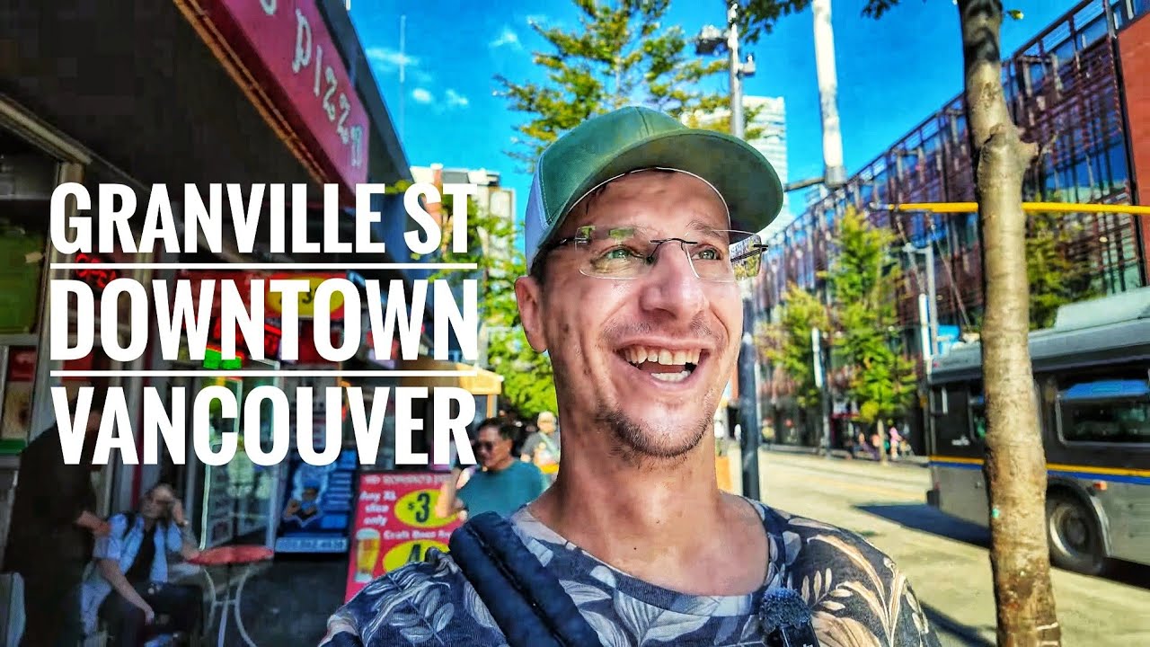 Атмосфера Ванкувера 🇨🇦 — от станции Гранвиль до площади Джима Девы