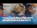 Damkar Jakarta Utara Evakuasi Selama Tiga Jam Buruh yang Tangannya Terjepit Mesin Roti