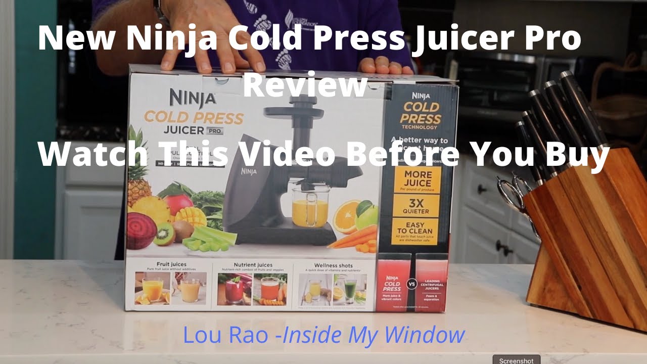 Ninja Slow Masticating & Cold Press Juicer & Reviews