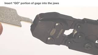 Calibration of Sargent Ratchet Pincer for PEX clamps