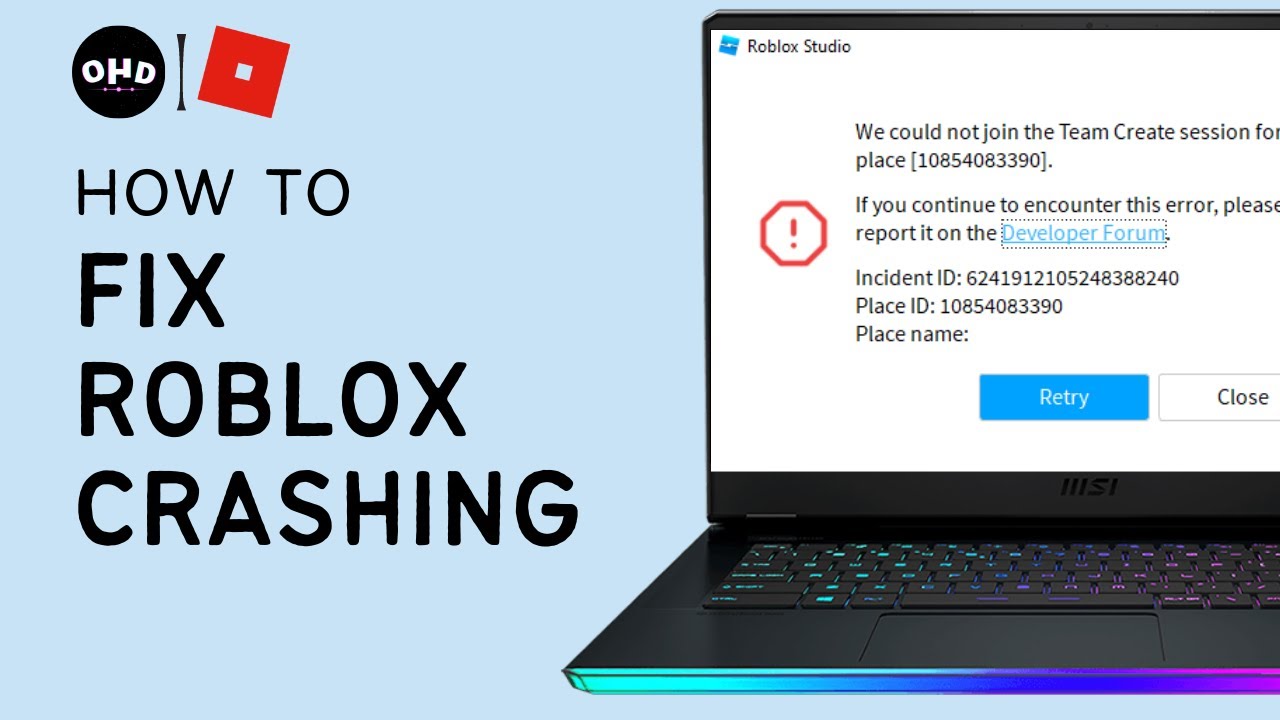 How To Fix Roblox Keeps Crashing 2023 - KrispiTech