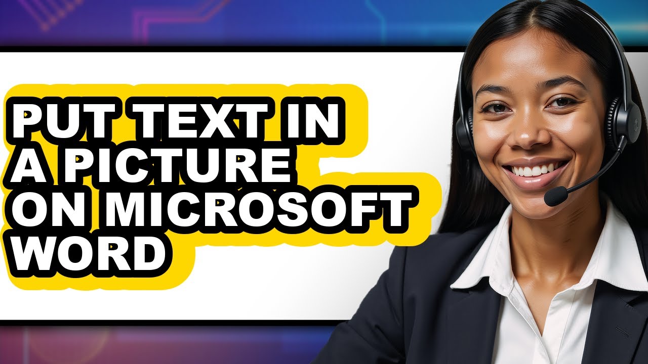 How to Put Text in a Picture on Microsoft Word (easy Method) - YouTube