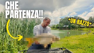 PARTENZA FOLLE!! pescatore BAGNATO...pescatore FORTUNATO 