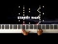 Starry night jordan critz piano cover piano tutorial