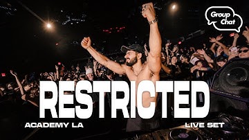 Restricted LIVE @ Group Chat LA [HARD TECHNO]