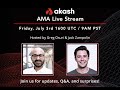 Akash AMA Livestream