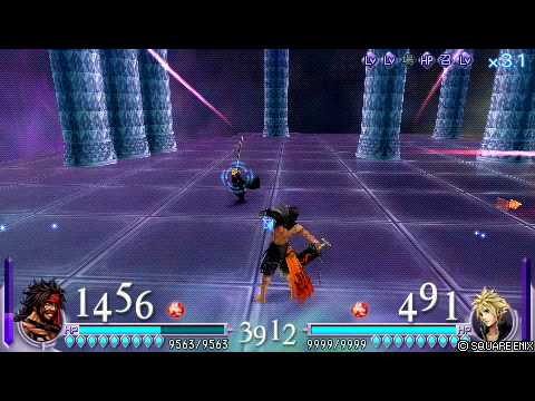 DISSIDIA FINAL FANTASY REPLAY　クラウドの簡単な倒し方を見つけた
