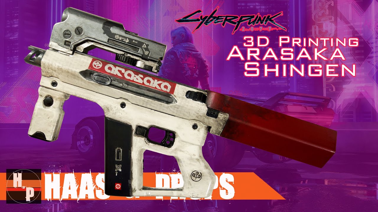 3D Printed the Iconic Arasaka Shingen from Cyberpunk 2077