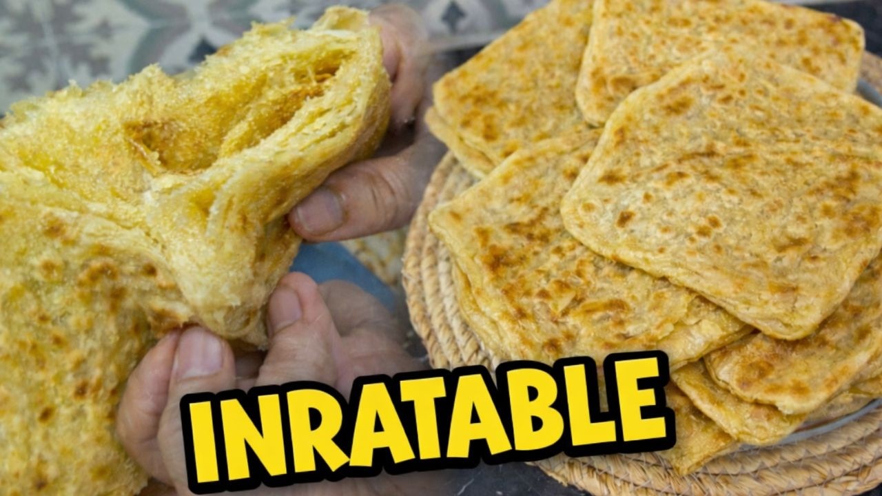 لمسمن مورق يذوب في الفم بدون مجهود\Msemen en 20 minutes