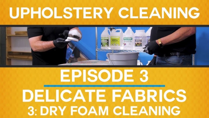 Ep. 3: DELICATE FABRICS // Part 2: DRY CLEANING // Upholstery Cleaning 