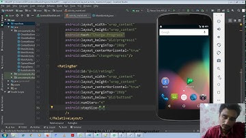ANDROID LECTURE 28 | UNIT 2 CH 4 | USING RATINGBAR