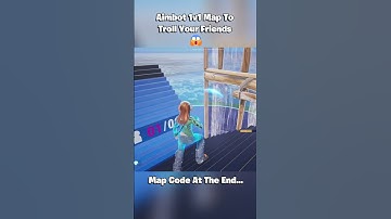Fortnite Aimbot + Hacks 1v1 Map 😱 #shorts
