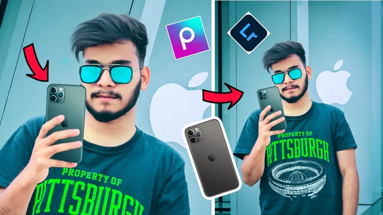 👉 iPhone 13 Pro 📲 editing background change Editing In Picsart iPhone