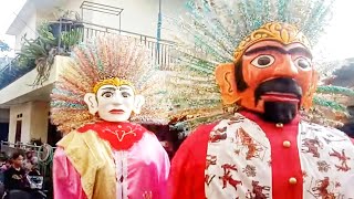 Ondel ondel kedok Jadul, Lawas, Unik dan Antik. Pake Terompet Makin Asyik