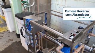 Osmose Reversa 500 L/h com Abrandador 1m³/h (FABRICANTE)