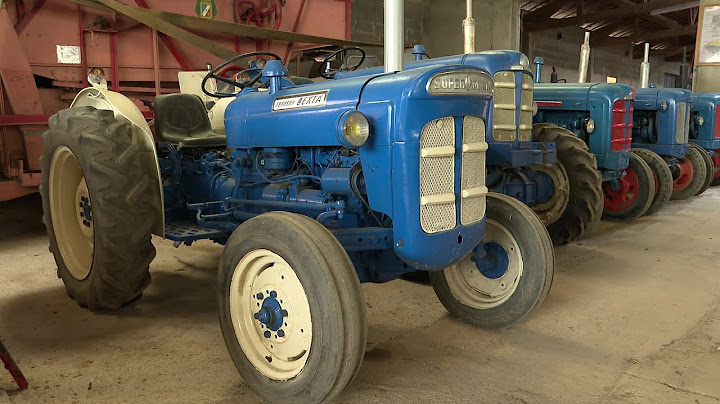 Une famille du Lot-et-Garonne collectionne les vieux tracteurs