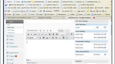 Creating Wordpress Blog Posts From MS Word