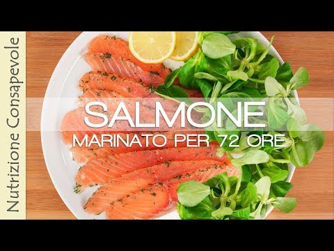 Video: Salmone Rosa Salato Marinato Nel Succo Di Limone