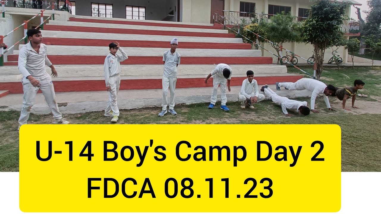 U-14 FDCA Camp Day 2 🏏🇮🇳 08.11.23 