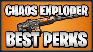 The BEST PERKS for the Chaos Exploder in Fortnite Save the World!