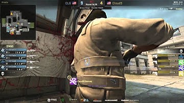 Stewie INSANE AWP hold on B site + Ska fail