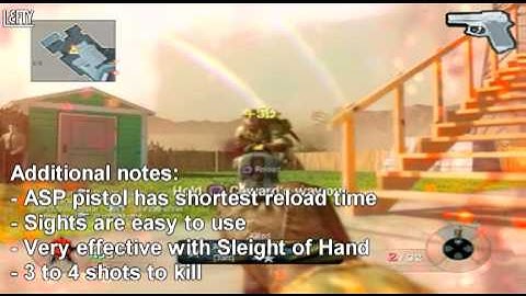 ASP - Black Ops Multiplayer Weapon Guide #ps3 #blackops