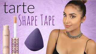 Tarte Shape Tape Contour Concealer + Quickie Blending Sponge DEMO