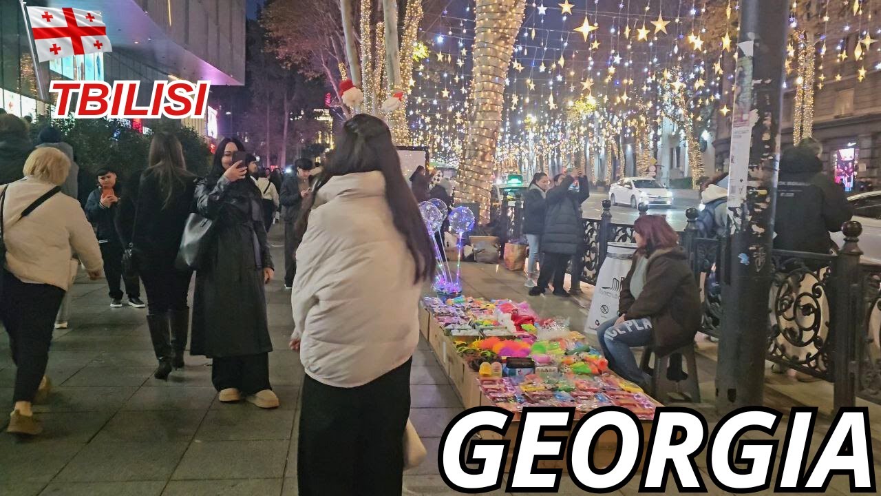 Tbilisi.Georgia.This is what Christmas looks like in Tbilisi.Walking through  in Tbilisi ❤️