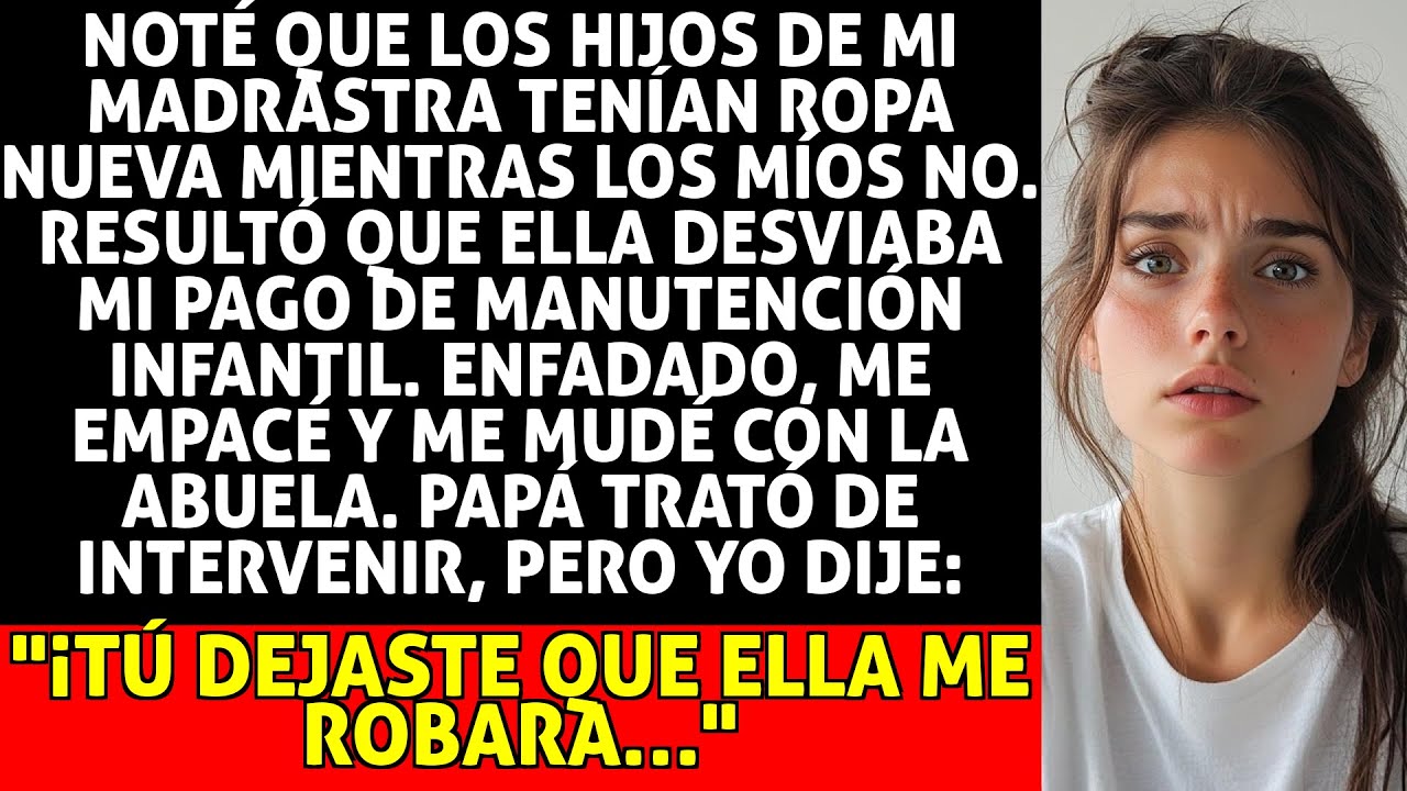 Me Di Cuenta Que Mi Madrastra Usaba Mi Pensión; Me Mudé Con La Abuela Y Le Dije ‘basta’...