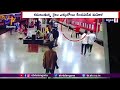 Women escaped death after falling under a moving train at Kalaburagi Railway Station of Karnataka