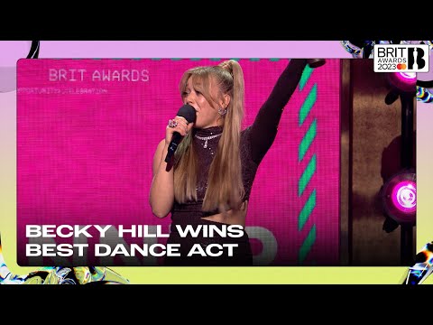 Becky Hill wins Best Dance Act | The BRIT Awards 2023