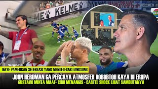 Download Lagu John Herdman \u0026 Castel Merinding Lihat Atmosfer GBLA!! Ciro Histeris, Gustavo Minta Maaf ke Persib MP3
