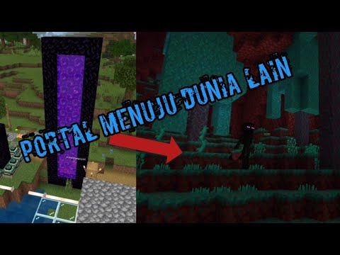 Portal Menuju Dunia lain di minecraft yang seram !!!