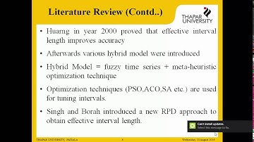 Fuzzy Time Series Forecasting Model