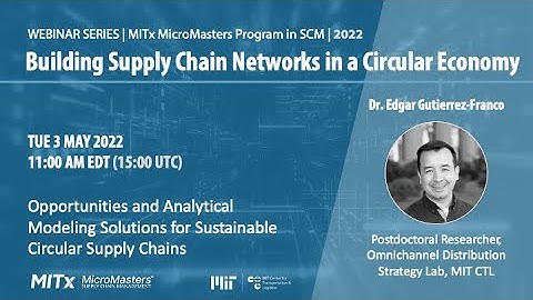 Opportunities and Analytical Modeling Solutions for Sustainable Circular Supply Chains