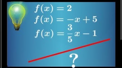 Représenter graphiquement une fonction affine • 2 méthodes • Troisième Seconde • IMPORTANT • Maths