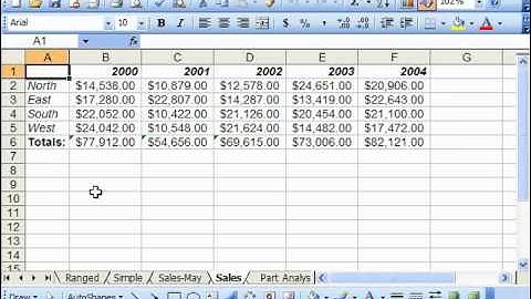 Excel 2003 Tutorial Switching to Full Screen View Microsoft Training Lesson 14.6