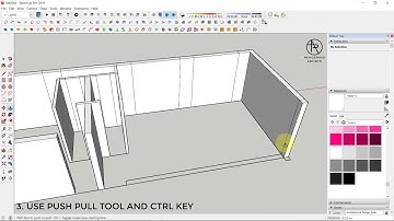 Methods of creating walls in sketchup