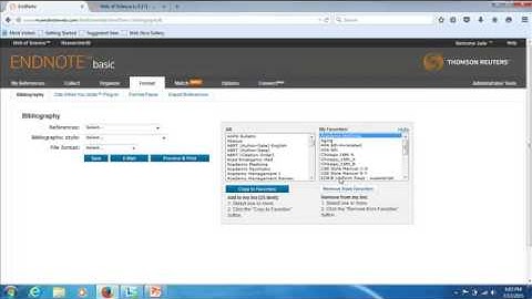 EndNote Basic Overview