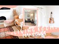 My *boho* Living Room MAKEOVER! * Home Reno Vlog #3