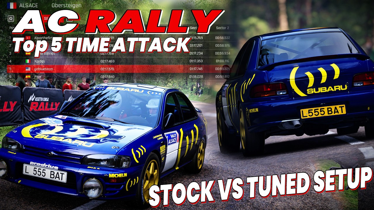 Ac Rally Focus AC Rally - STOCK vs CUSTOM - TOP 5 Stage/Setup guide - Subaru on Alsace ...