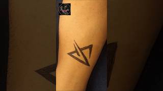 Unique style triangle tattoo for boys #shorts #tattoo #tattooideas
