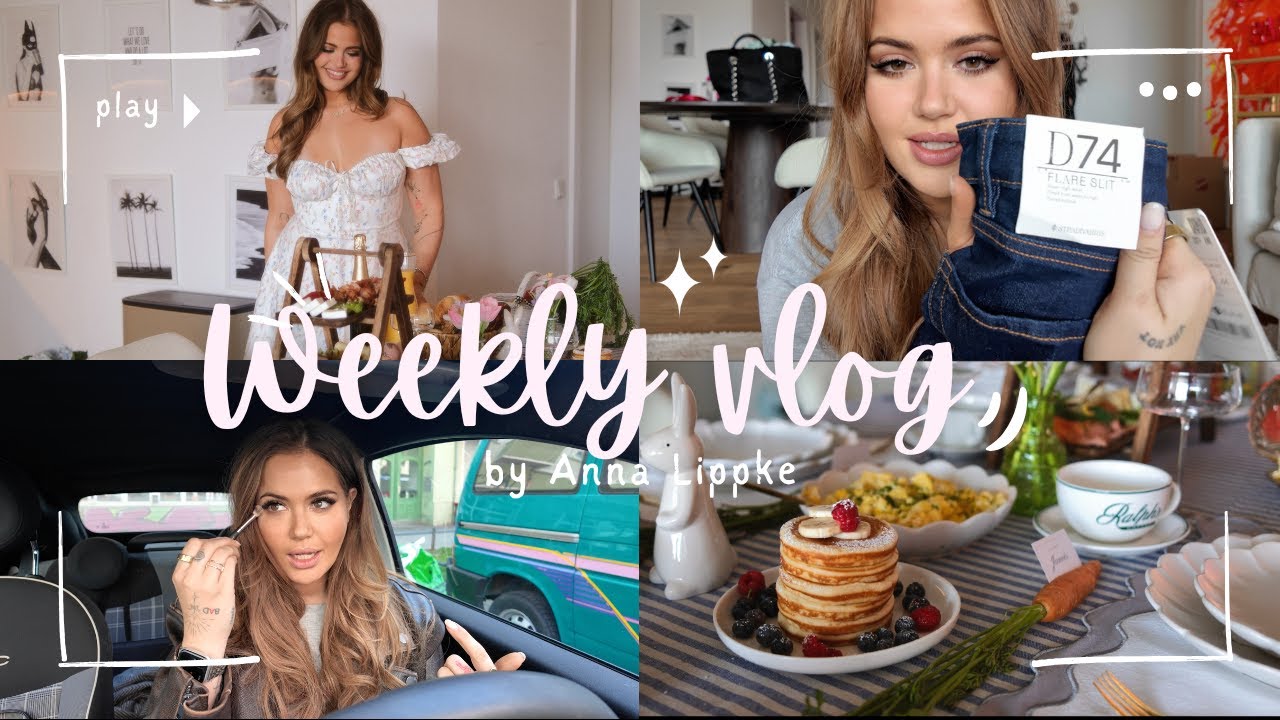 Zwischen JEANS shopping , OSTERBRUNCH & Make-up Sessions im Auto | Weekly Vlog ✨🌸🐣🪺