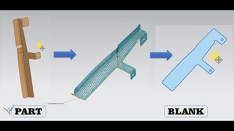 How To Develop Blank in NX | Sheetmetal Blank Development in NX